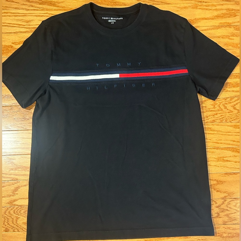 Tommy Hilfiger Black T-Shirt for Men